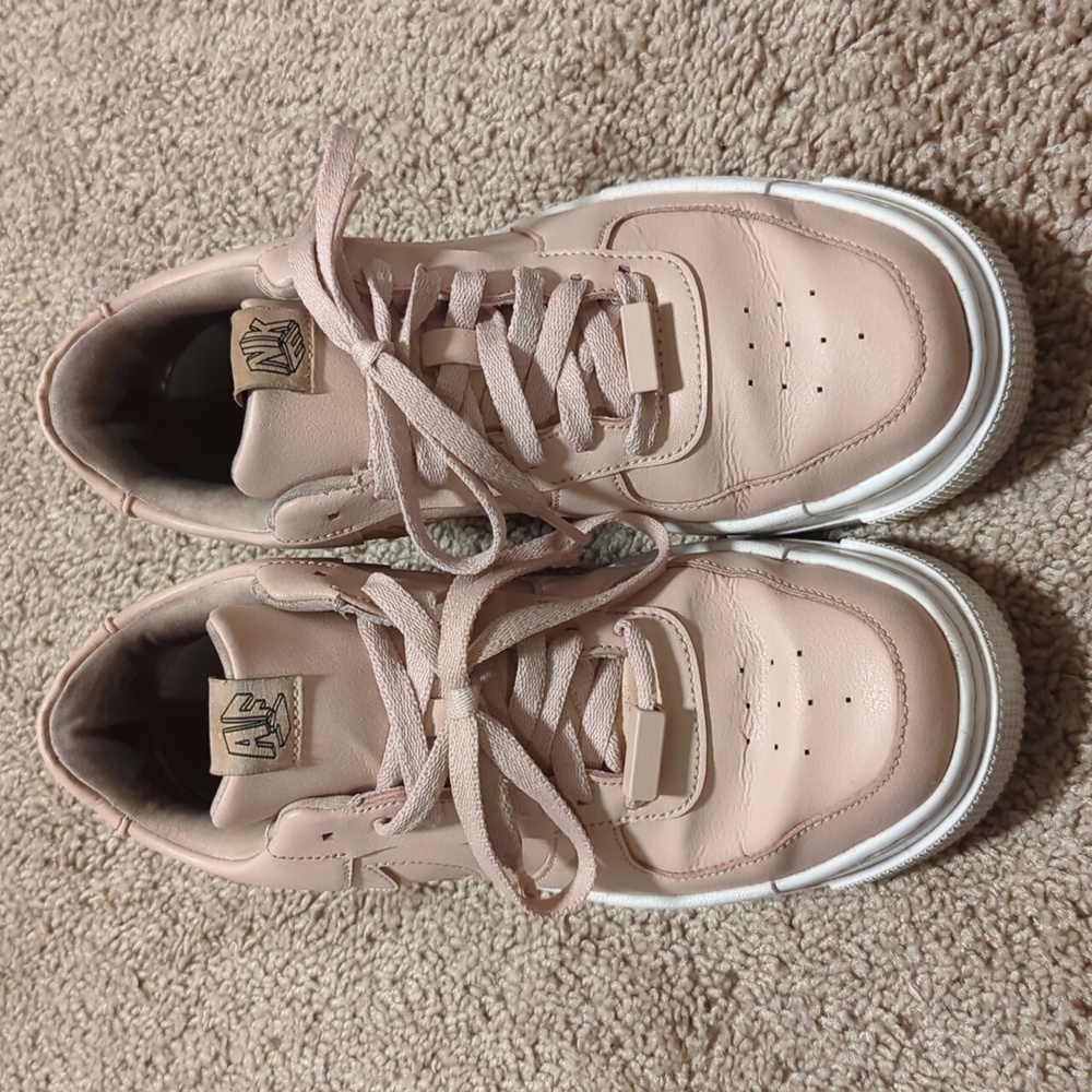 Nike Light Pink Air Force 1 Size 10